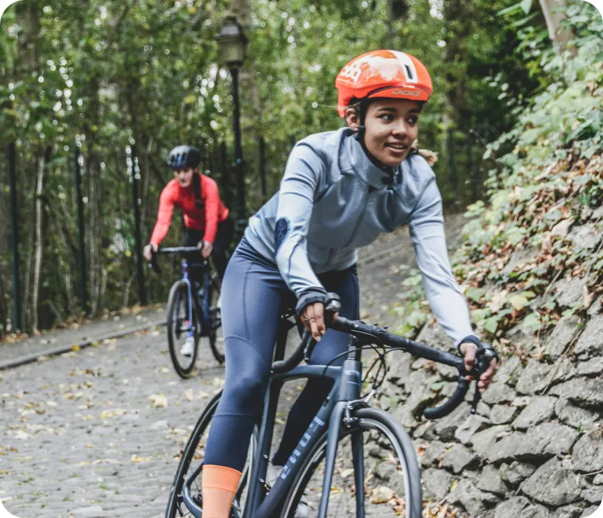 Women Cycling Road Bike Time